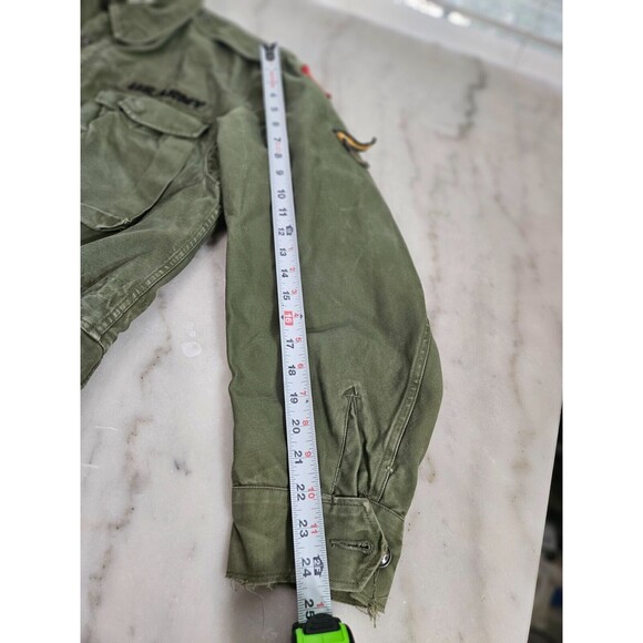 Vintage 1957 Field Jacket Long Medium Authentic Field US Army Jacket - Picture 13 of 16